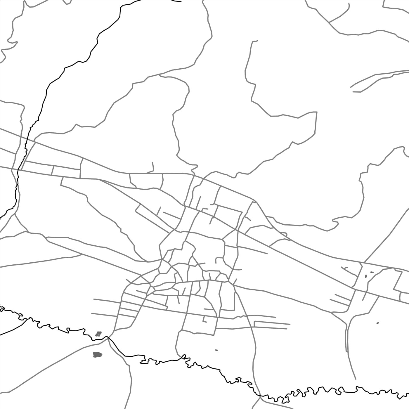 ROAD MAP OF MARGAHOVIT, ARMENIA BY MAPBAKES