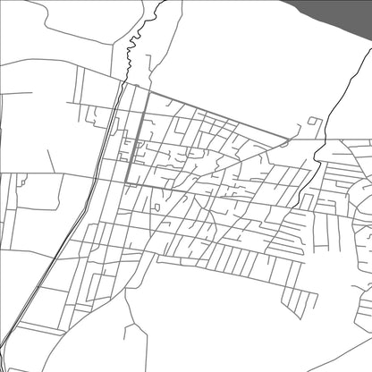 ROAD MAP OF MARTUNI, ARMENIA BY MAPBAKES