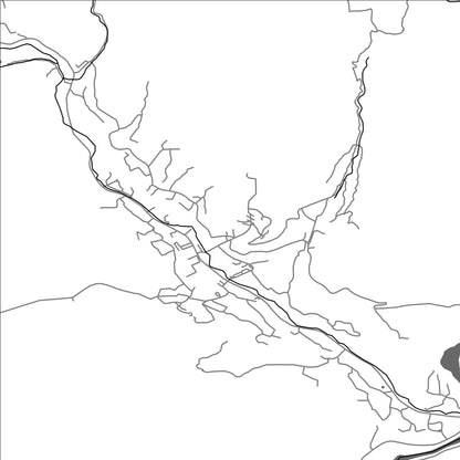 ROAD MAP OF MEGHRI, ARMENIA BY MAPBAKES