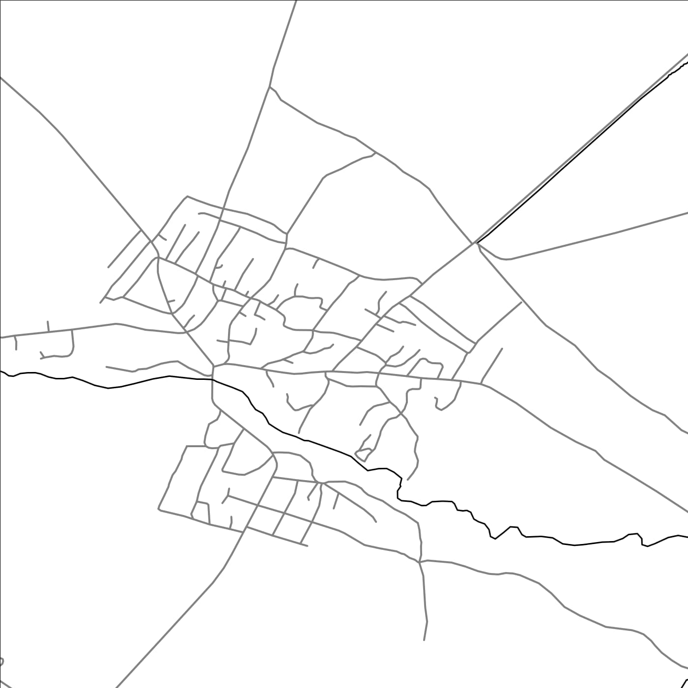 ROAD MAP OF METS MASRIK, ARMENIA BY MAPBAKES