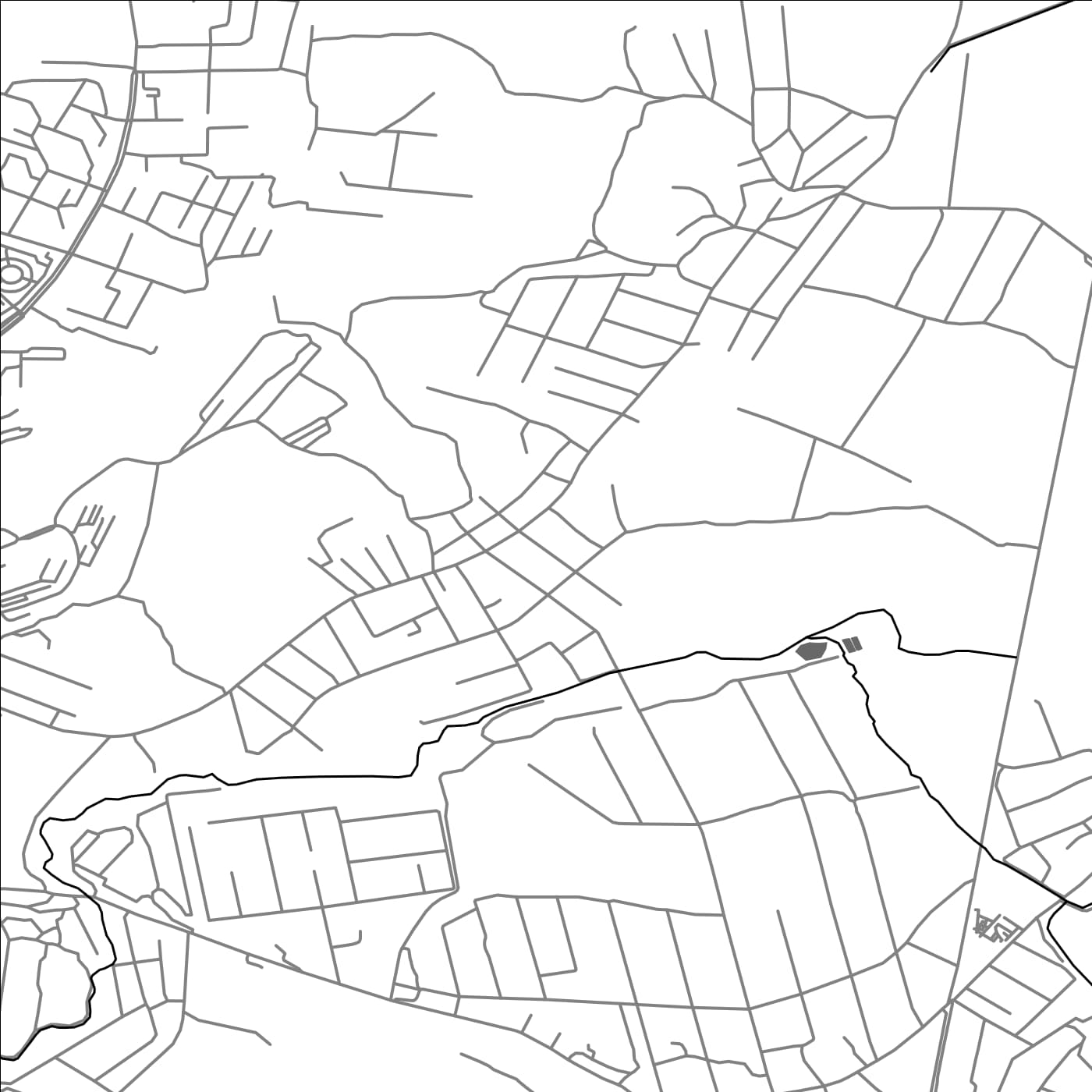 ROAD MAP OF NOR GYUGH, ARMENIA BY MAPBAKES