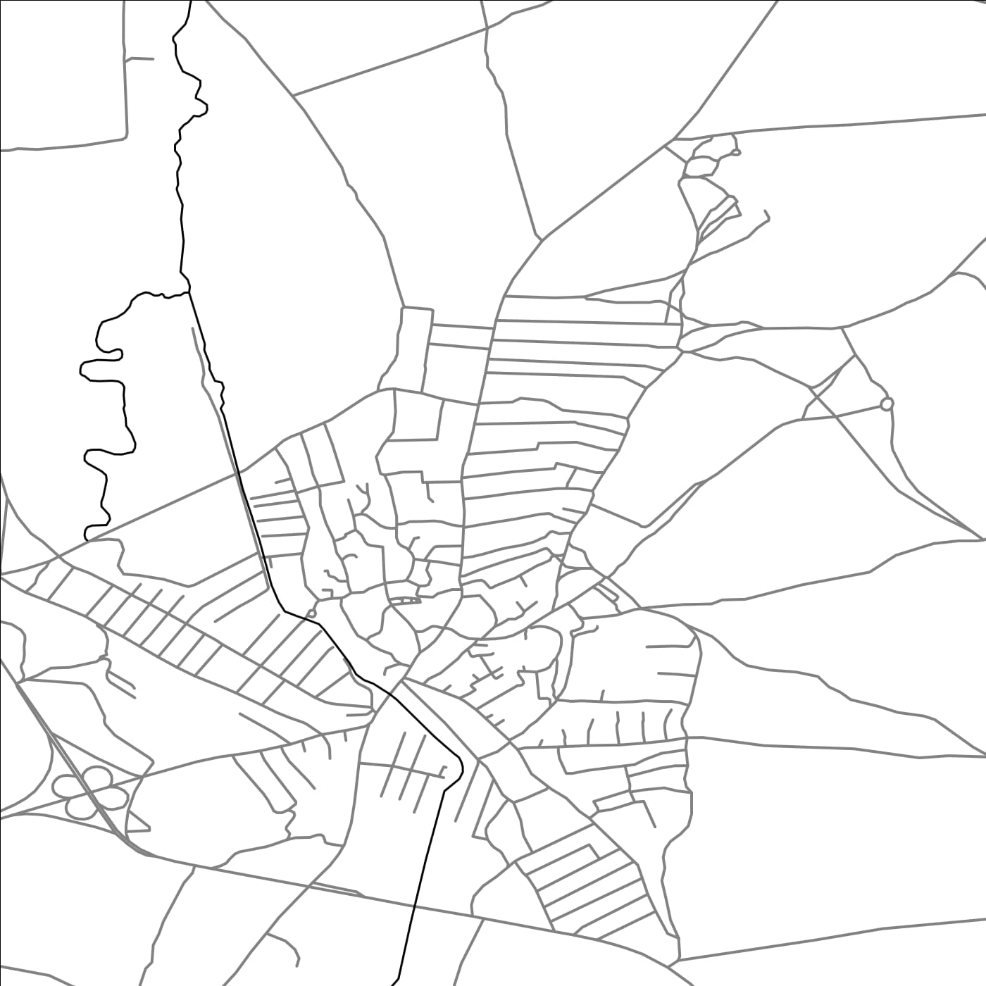 ROAD MAP OF NORATUS, ARMENIA BY MAPBAKES