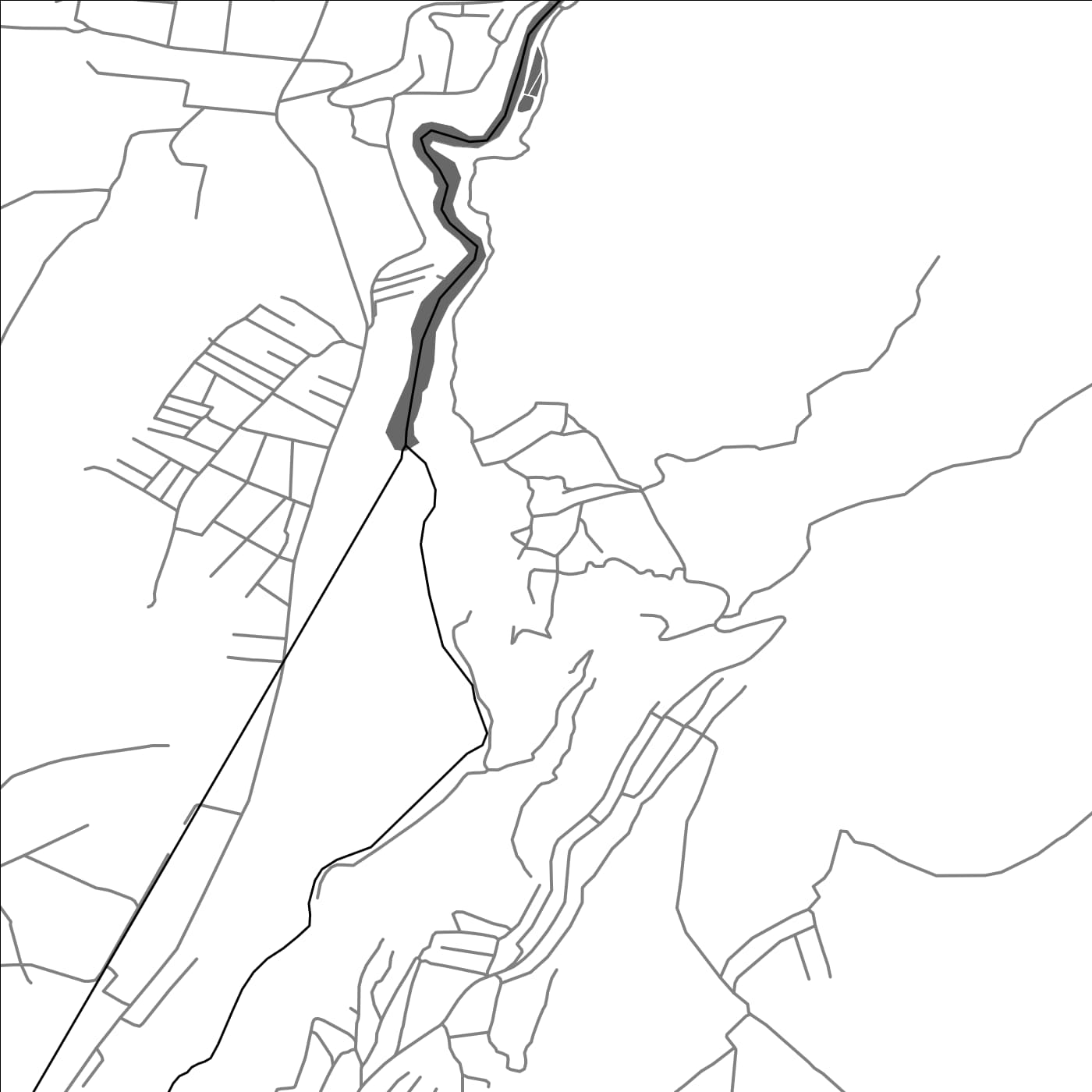 ROAD MAP OF NURRNUS, ARMENIA BY MAPBAKES