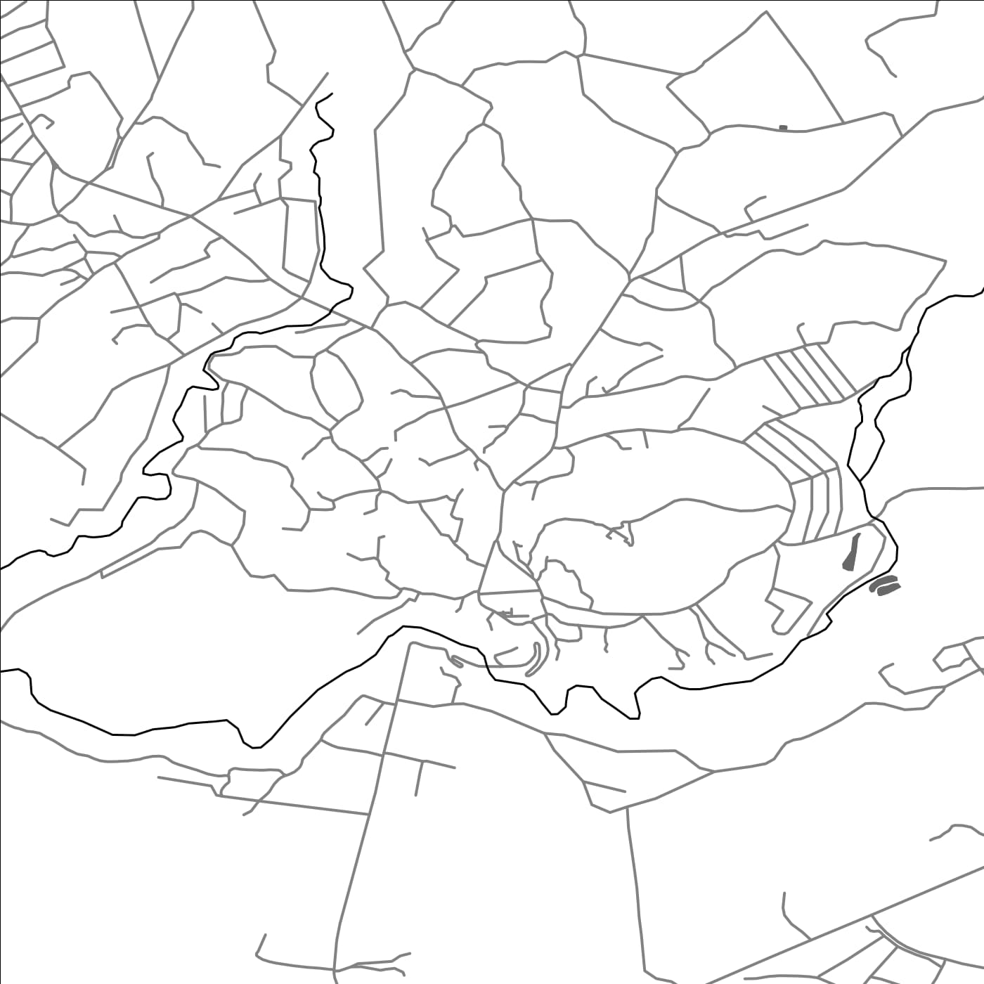 ROAD MAP OF OSHAKAN, ARMENIA BY MAPBAKES