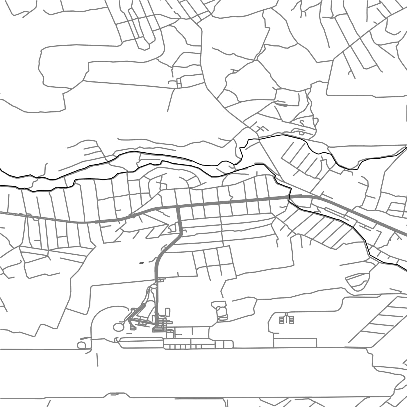 ROAD MAP OF PARAKAR, ARMENIA BY MAPBAKES