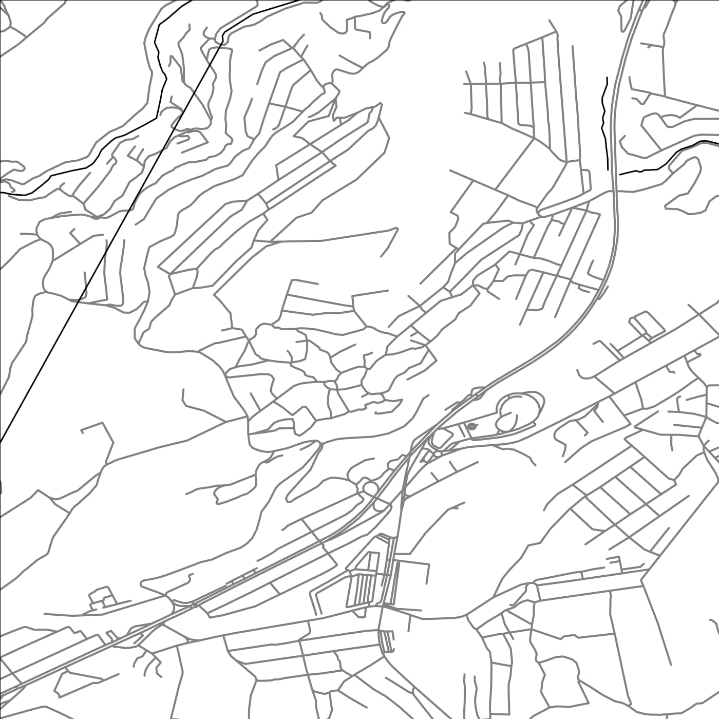 ROAD MAP OF PTGHNI, ARMENIA BY MAPBAKES