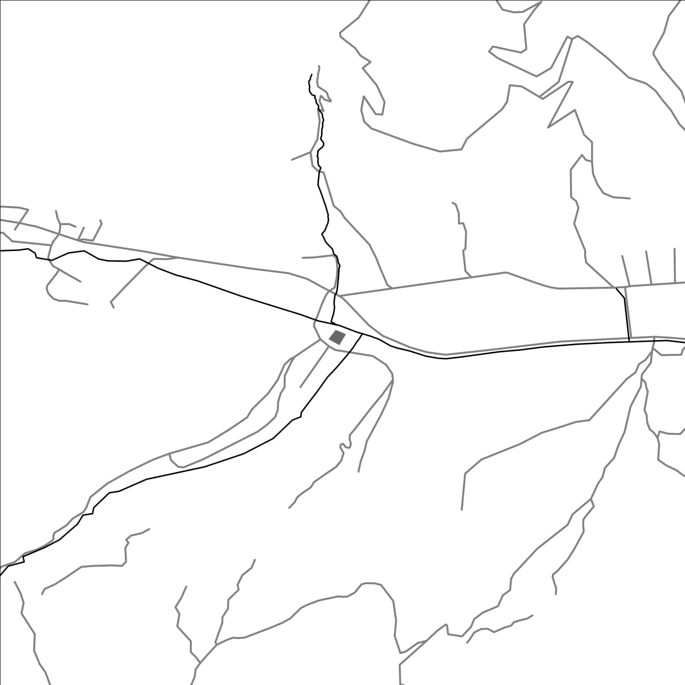 ROAD MAP OF PYUNIK, ARMENIA BY MAPBAKES