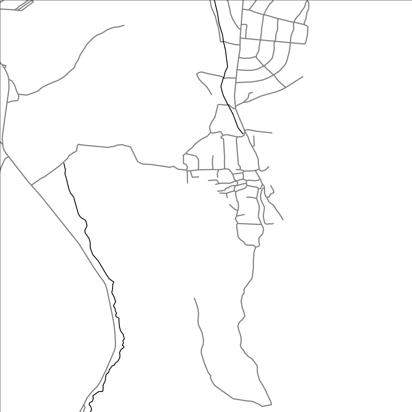 ROAD MAP OF SARAMEJ, ARMENIA BY MAPBAKES