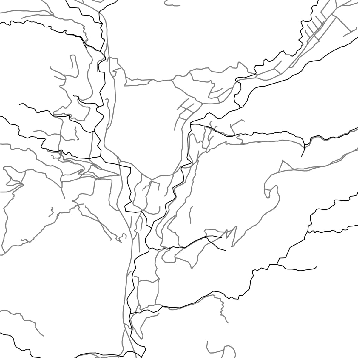 ROAD MAP OF SHATIN, ARMENIA BY MAPBAKES