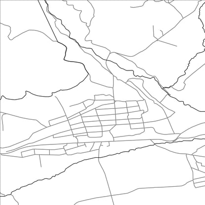 ROAD MAP OF SHIRAKAMUT, ARMENIA BY MAPBAKES