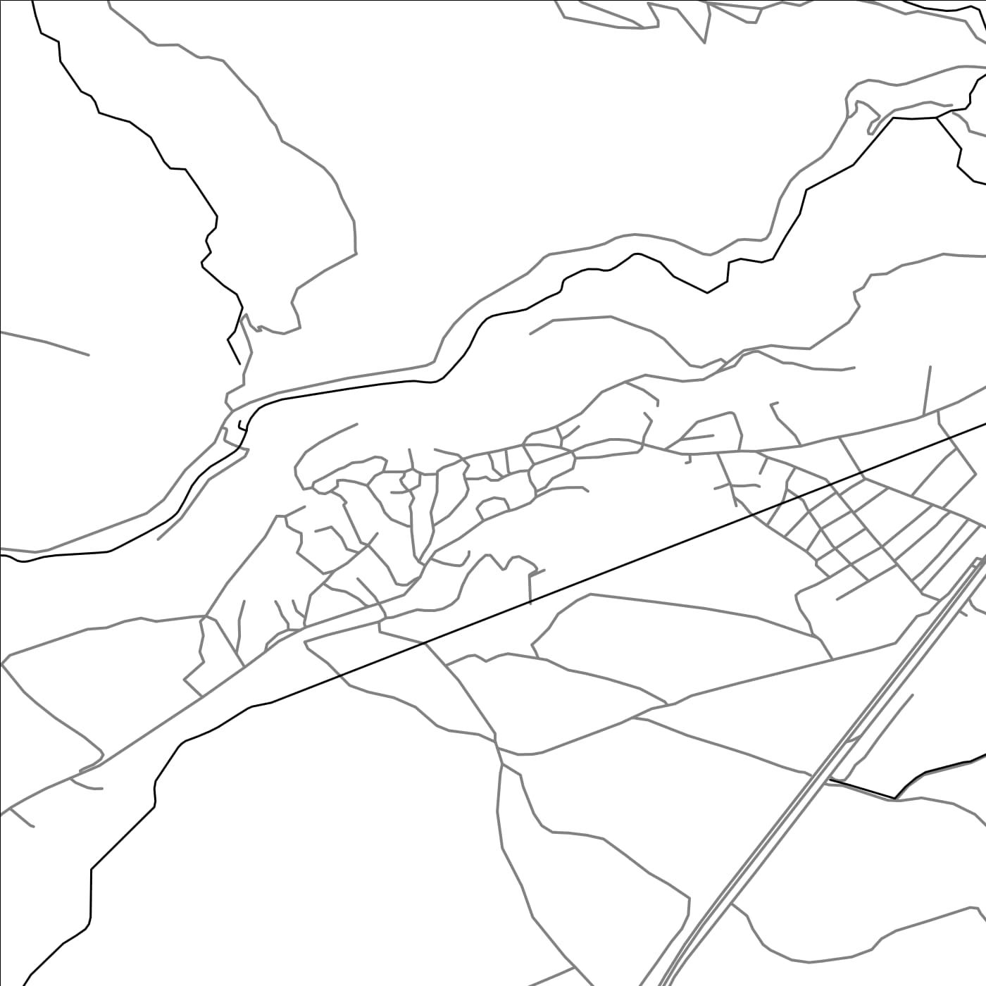 ROAD MAP OF SOLAK, ARMENIA BY MAPBAKES