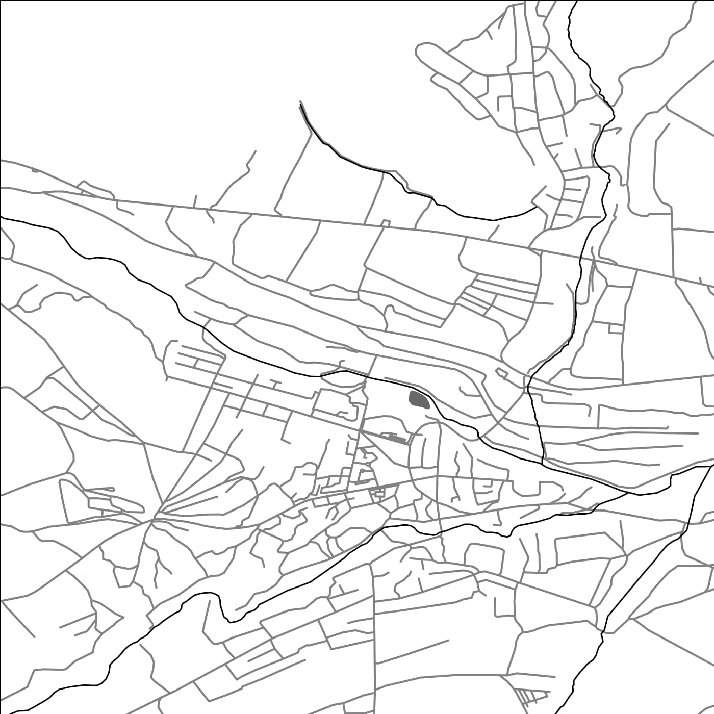 ROAD MAP OF SPITAK, ARMENIA BY MAPBAKES