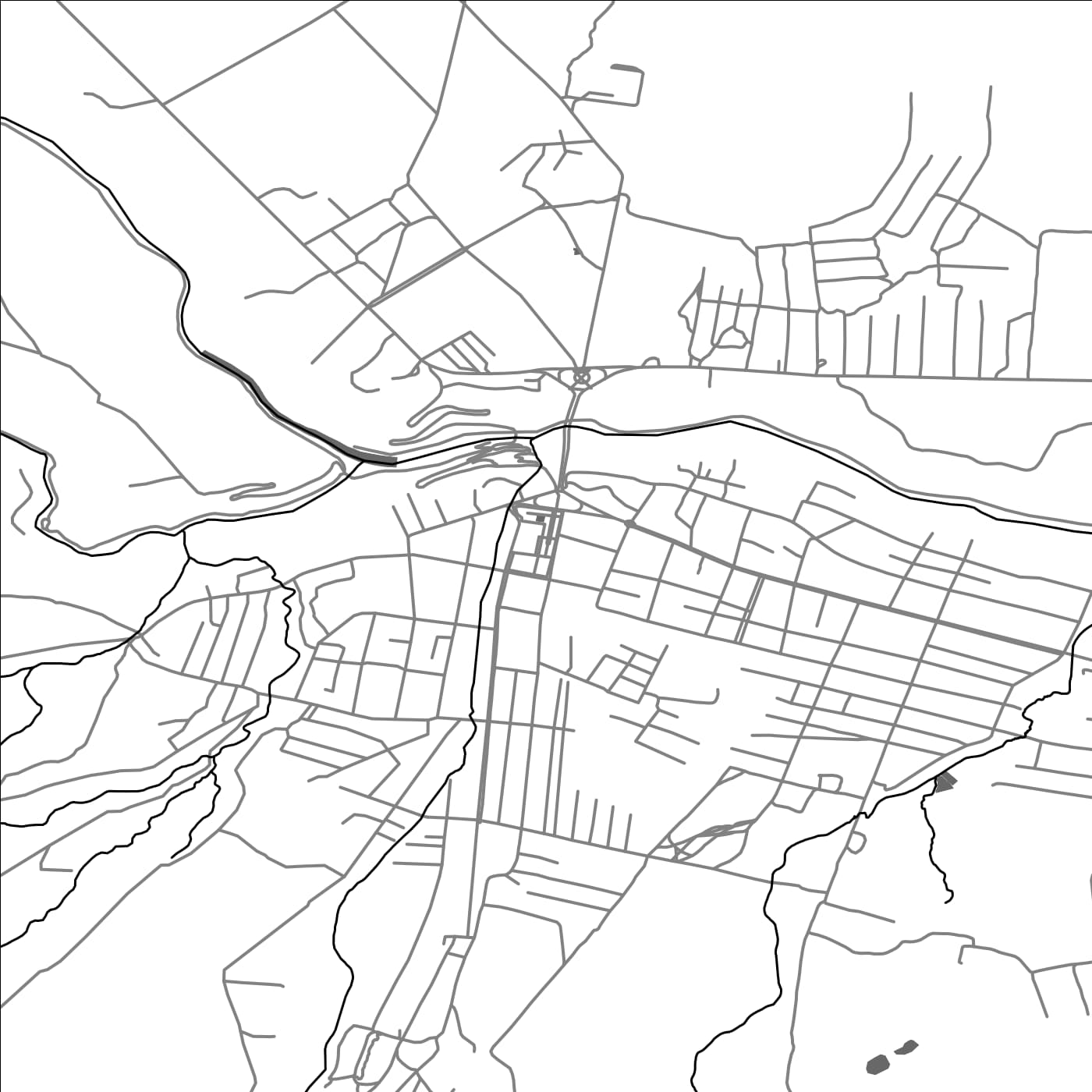 ROAD MAP OF STEPANAVAN, ARMENIA BY MAPBAKES