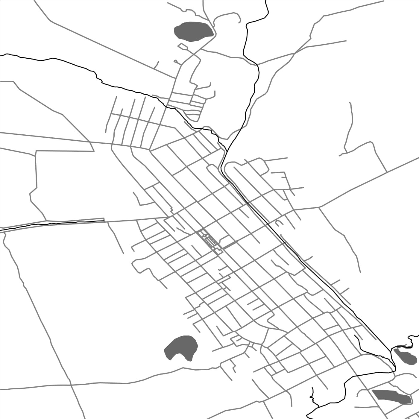 ROAD MAP OF TASHIR, ARMENIA BY MAPBAKES