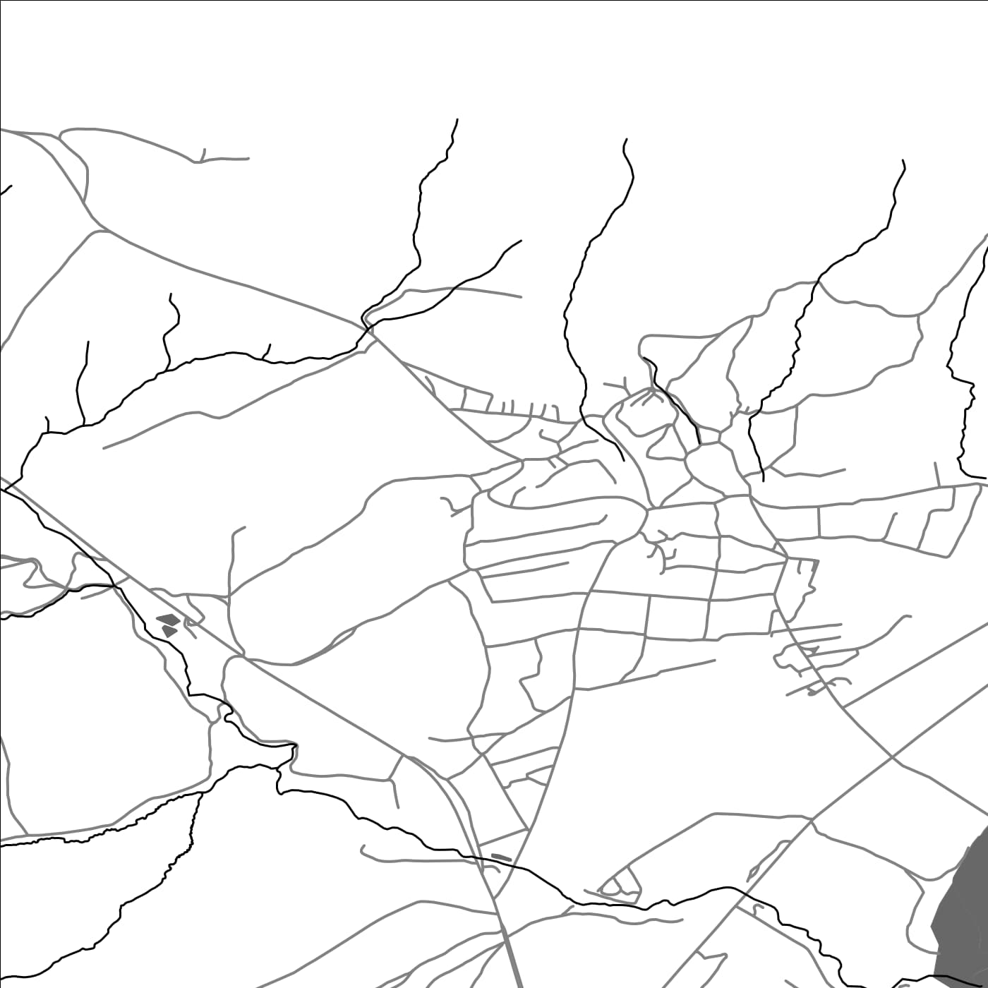 ROAD MAP OF TSOVAGYUGH, ARMENIA BY MAPBAKES