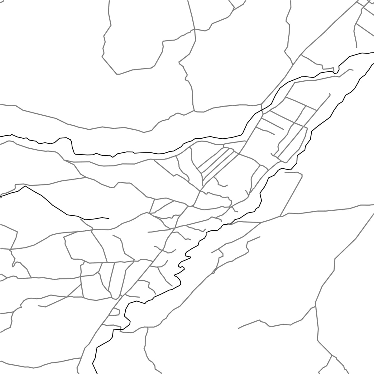 ROAD MAP OF TSOVASAR, ARMENIA BY MAPBAKES