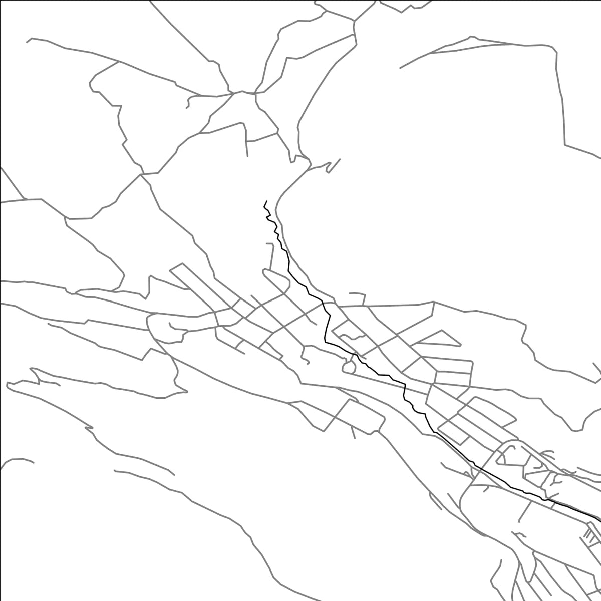 ROAD MAP OF VERISHEN, ARMENIA BY MAPBAKES