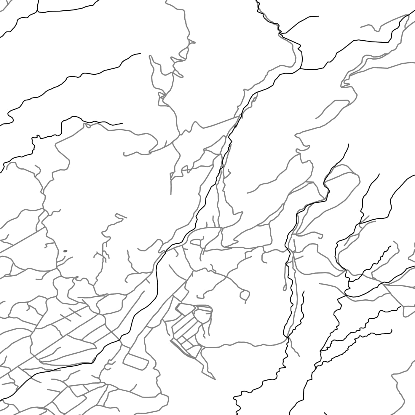 ROAD MAP OF VERNASHEN, ARMENIA BY MAPBAKES