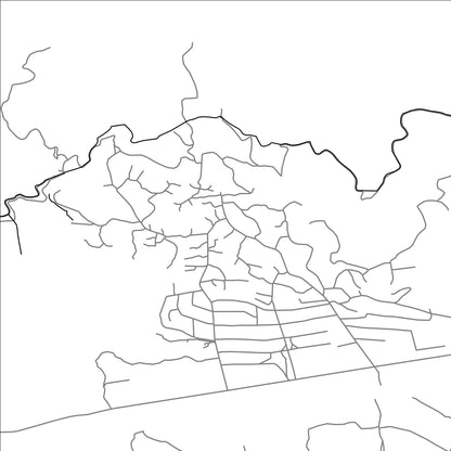 ROAD MAP OF VZHAN, ARMENIA BY MAPBAKES