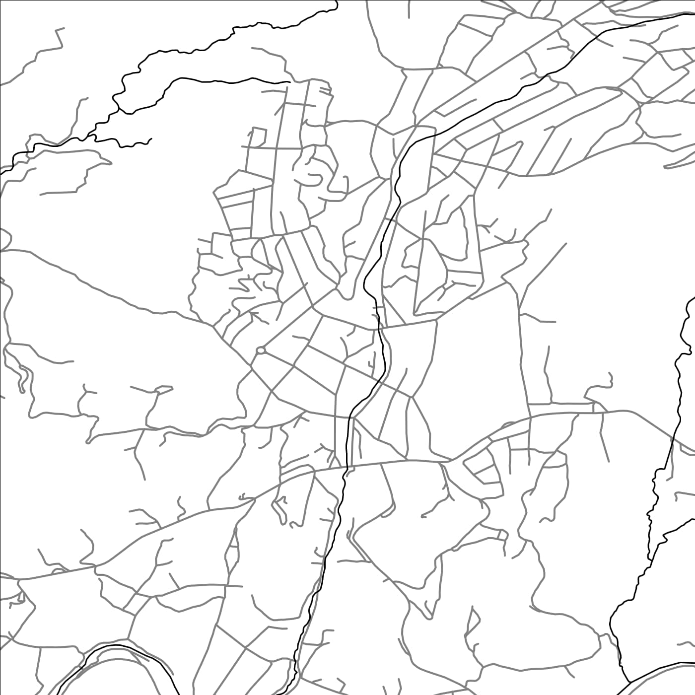 ROAD MAP OF YEGHEGNADZOR, ARMENIA BY MAPBAKES