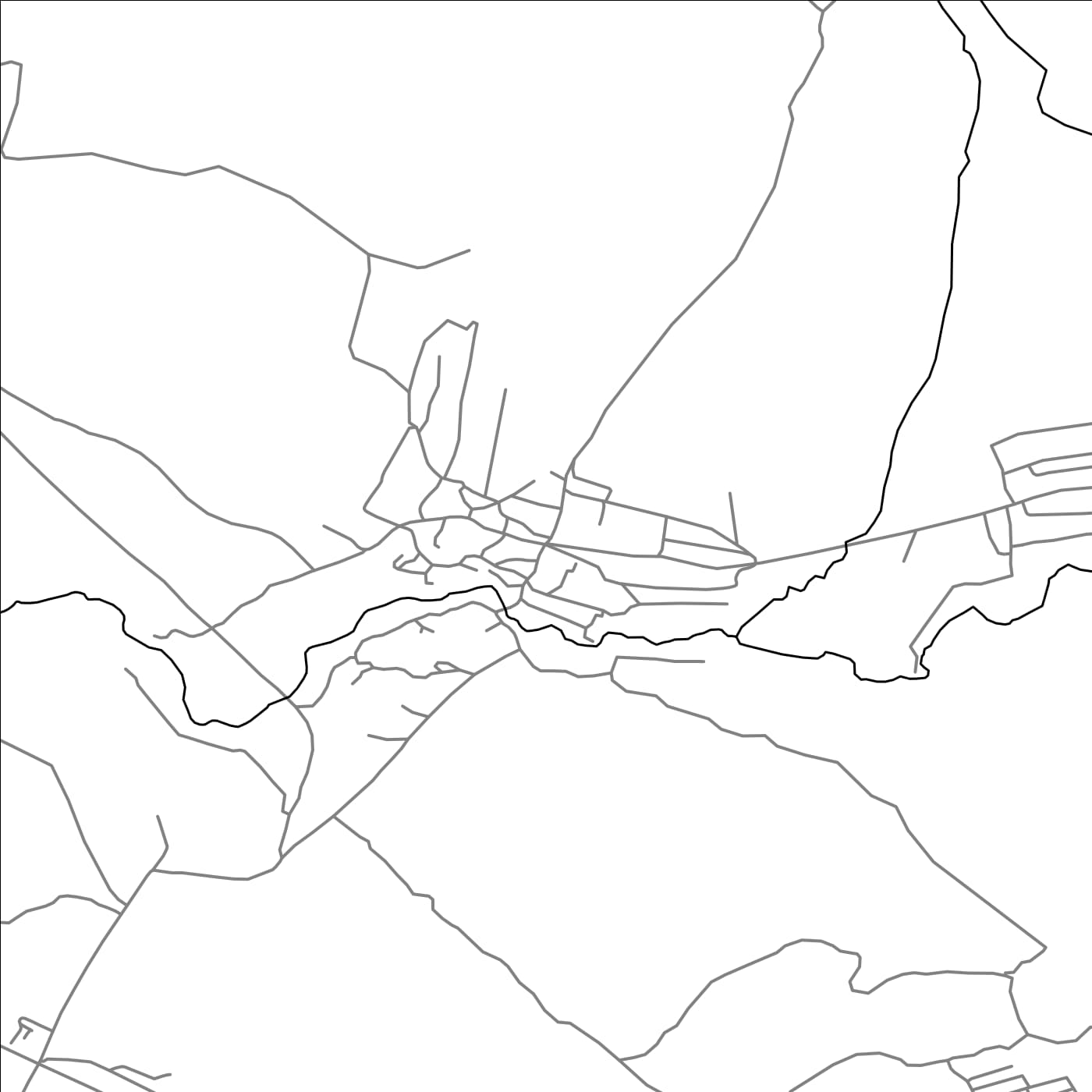 ROAD MAP OF ZOVABER, ARMENIA BY MAPBAKES