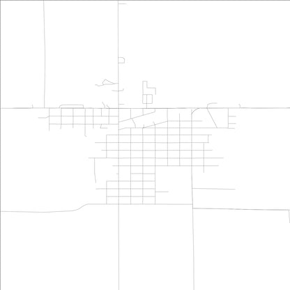 ROAD MAP OF ACKLEY, LOWA BY MAPBAKES