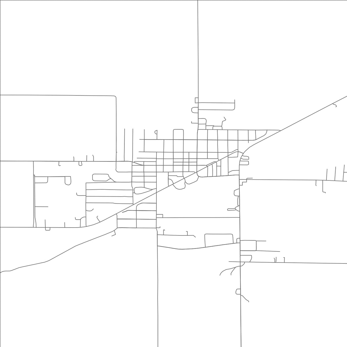ROAD MAP OF ADVANCE, MISSOURI BY MAPBAKES