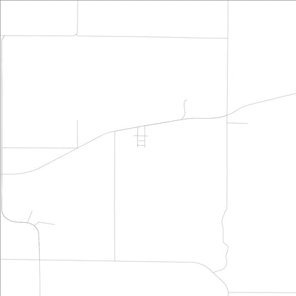 ROAD MAP OF ACKWORTH, LOWA BY MAPBAKES