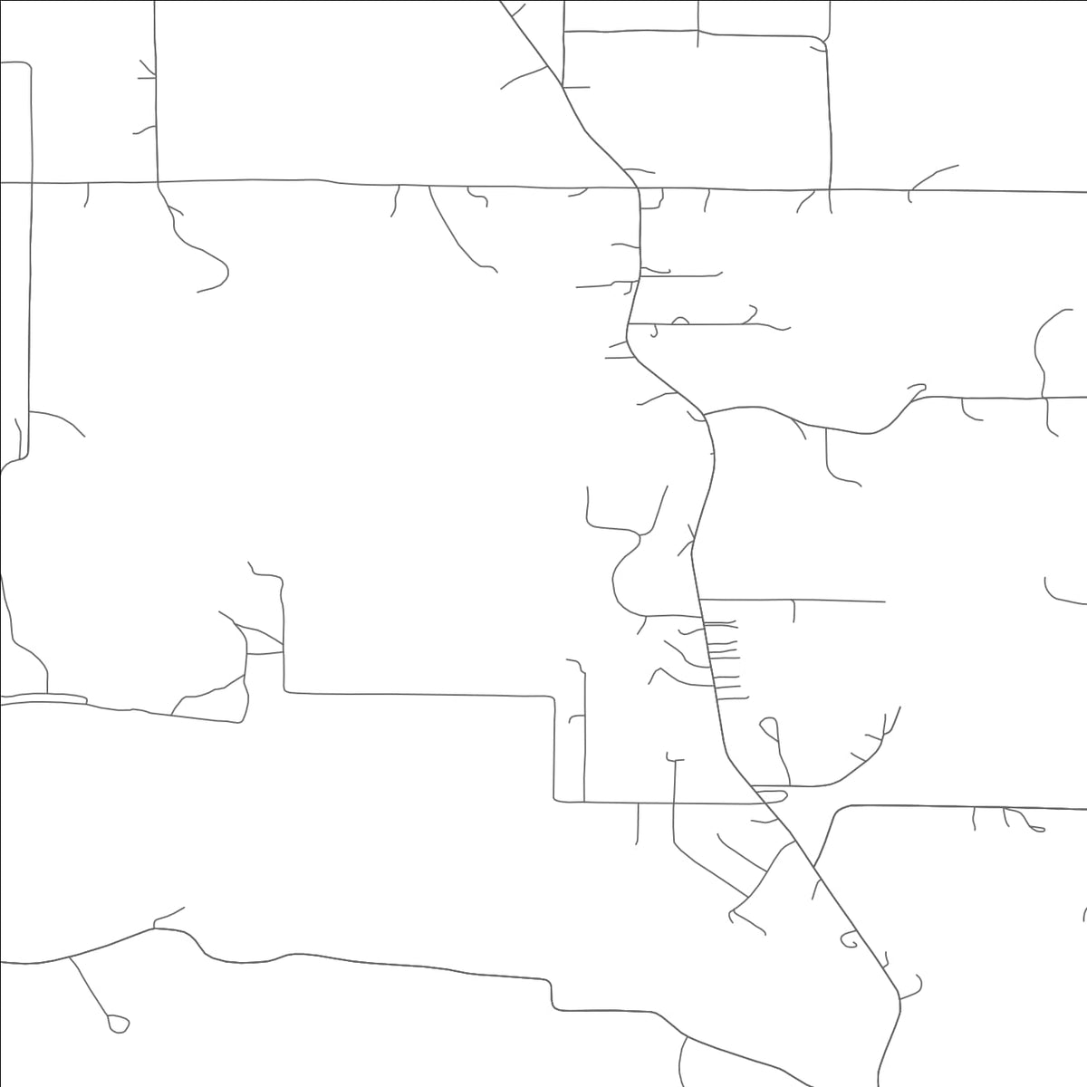 ROAD MAP OF AGENCY, MISSOURI BY MAPBAKES