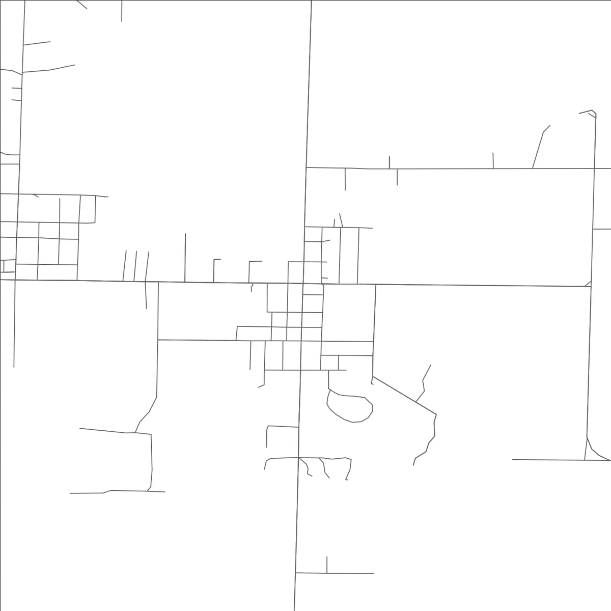 ROAD MAP OF ALBA, MISSOURI BY MAPBAKES