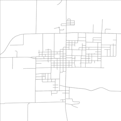 ROAD MAP OF ALBANY, MISSOURI BY MAPBAKES