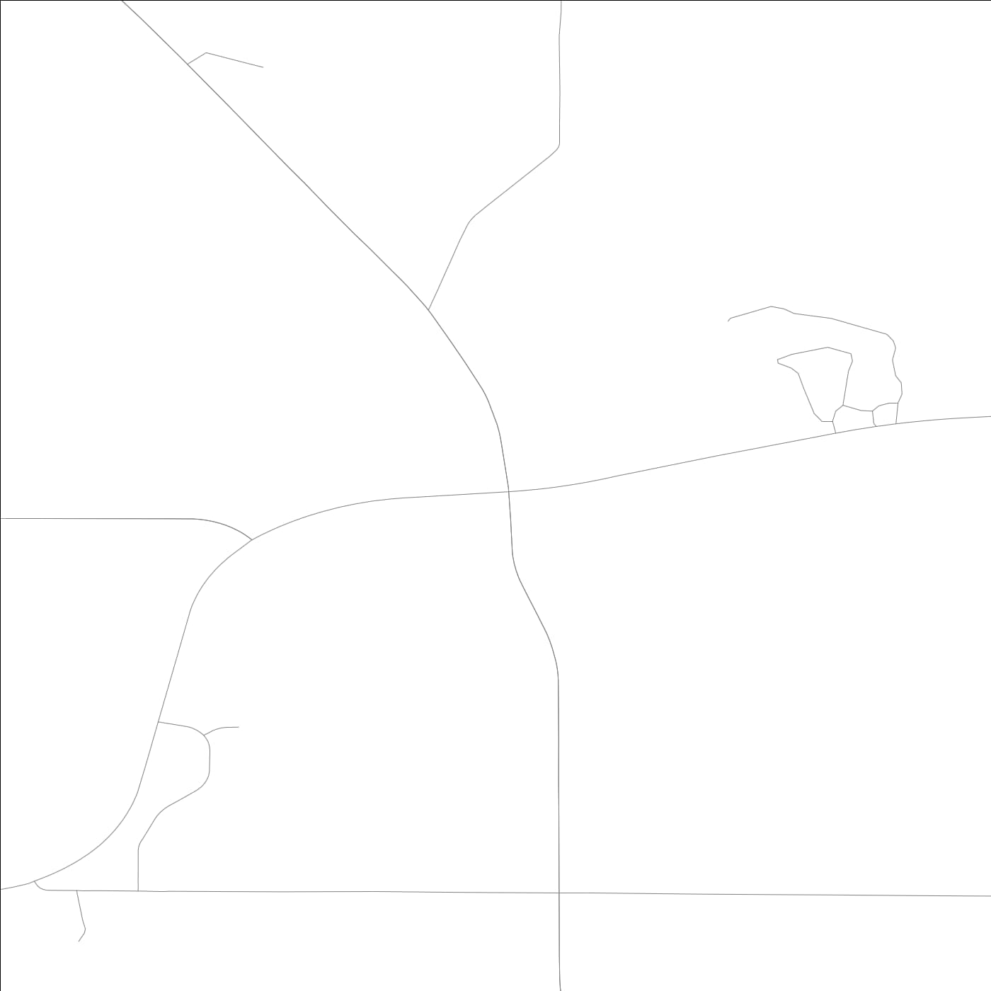 ROAD MAP OF ALDEN, ILLINOIS BY MAPBAKES