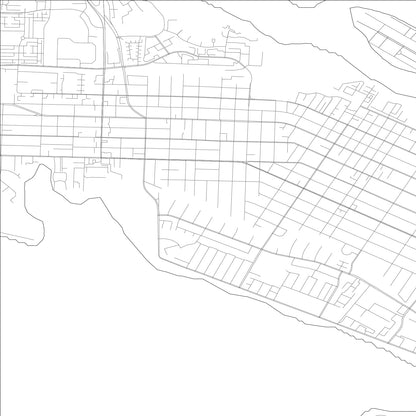 ROAD MAP OF ALAMEDA, CALIFORNIA BY MAPBAKES