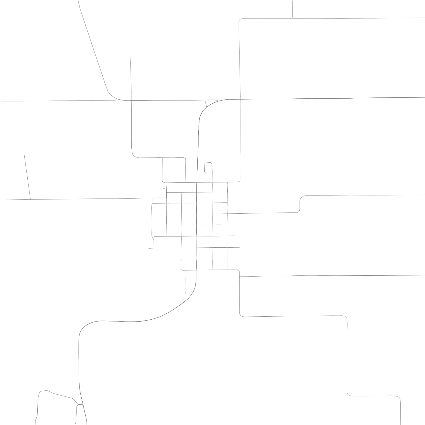 ROAD MAP OF ALBION, LOWA BY MAPBAKES