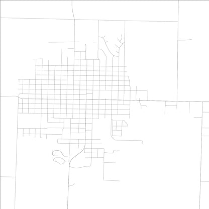 ROAD MAP OF ALEDO, ILLINOIS BY MAPBAKES