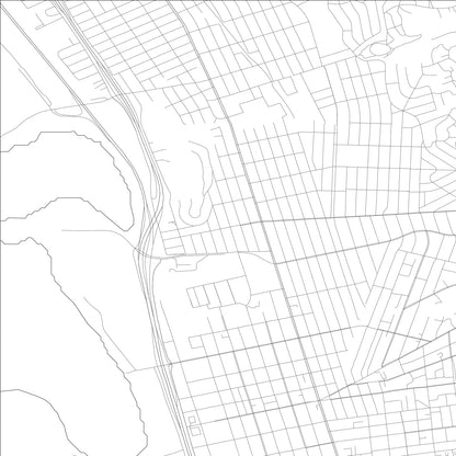 ROAD MAP OF ALBANY, CALIFORNIA BY MAPBAKES