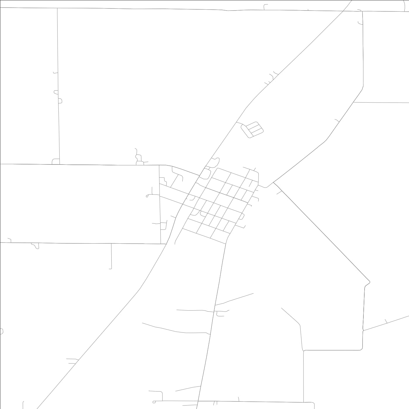 ROAD MAP OF ALLENDALE, ILLINOIS BY MAPBAKES