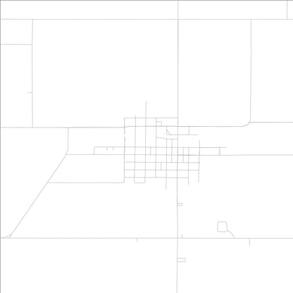 ROAD MAP OF ALLERTON, LOWA BY MAPBAKES