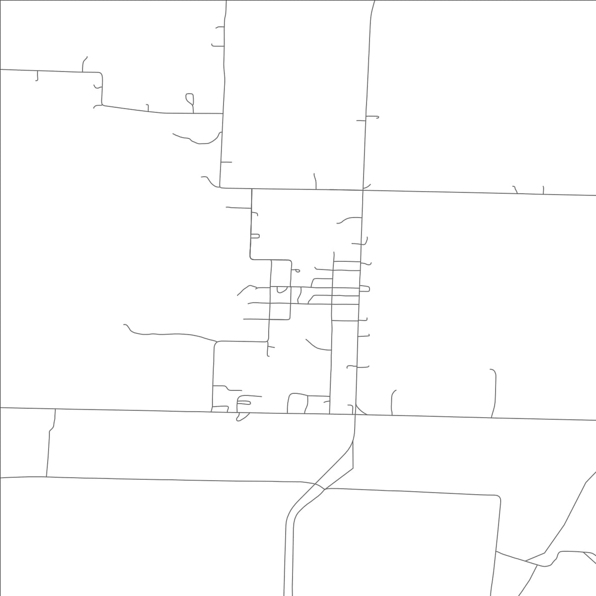 ROAD MAP OF AMSTERDAM, MISSOURI BY MAPBAKES