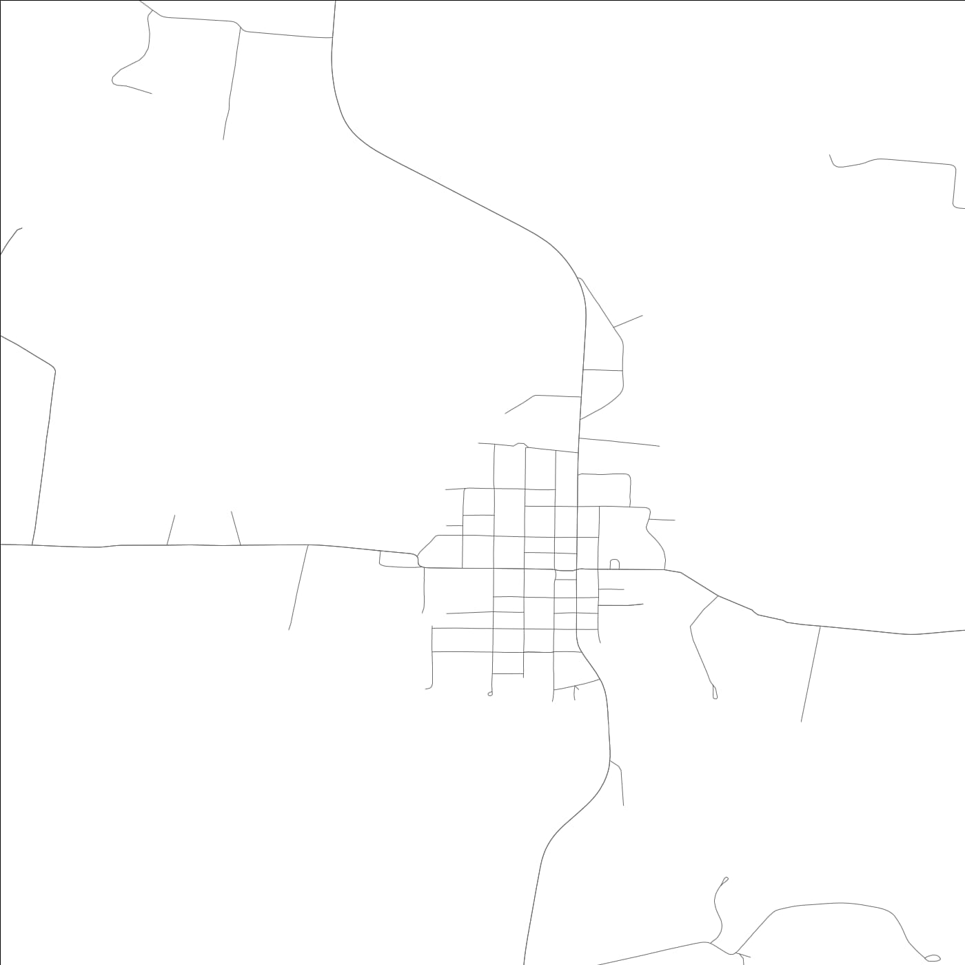 ROAD MAP OF ADAIRVILLE, KENTUCKY BY MAPBAKES