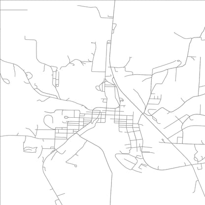 ROAD MAP OF ANDERSON, MISSOURI BY MAPBAKES