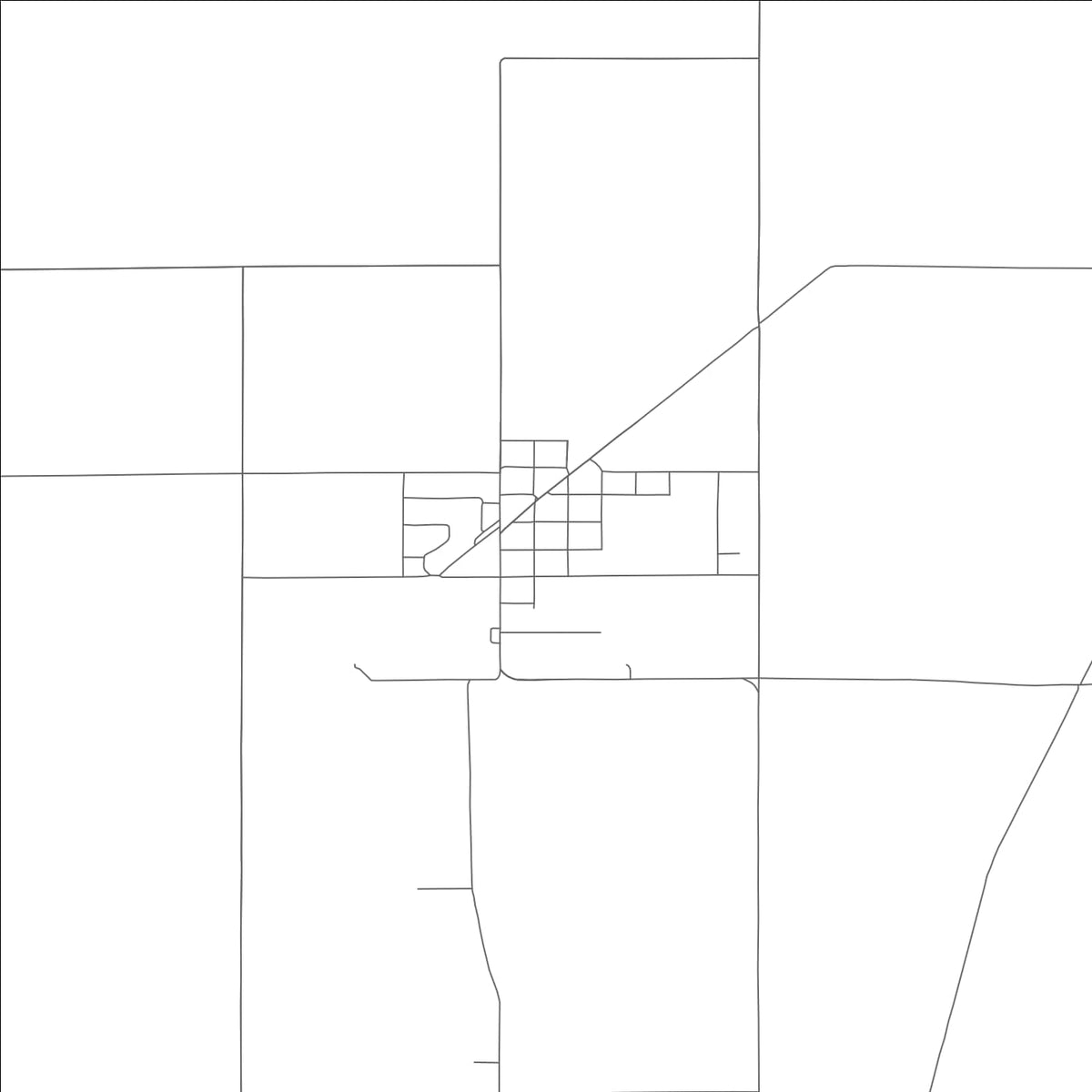 ROAD MAP OF ANNISTON, MISSOURI BY MAPBAKES