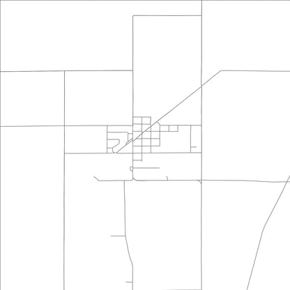 ROAD MAP OF ANNISTON, MISSOURI BY MAPBAKES