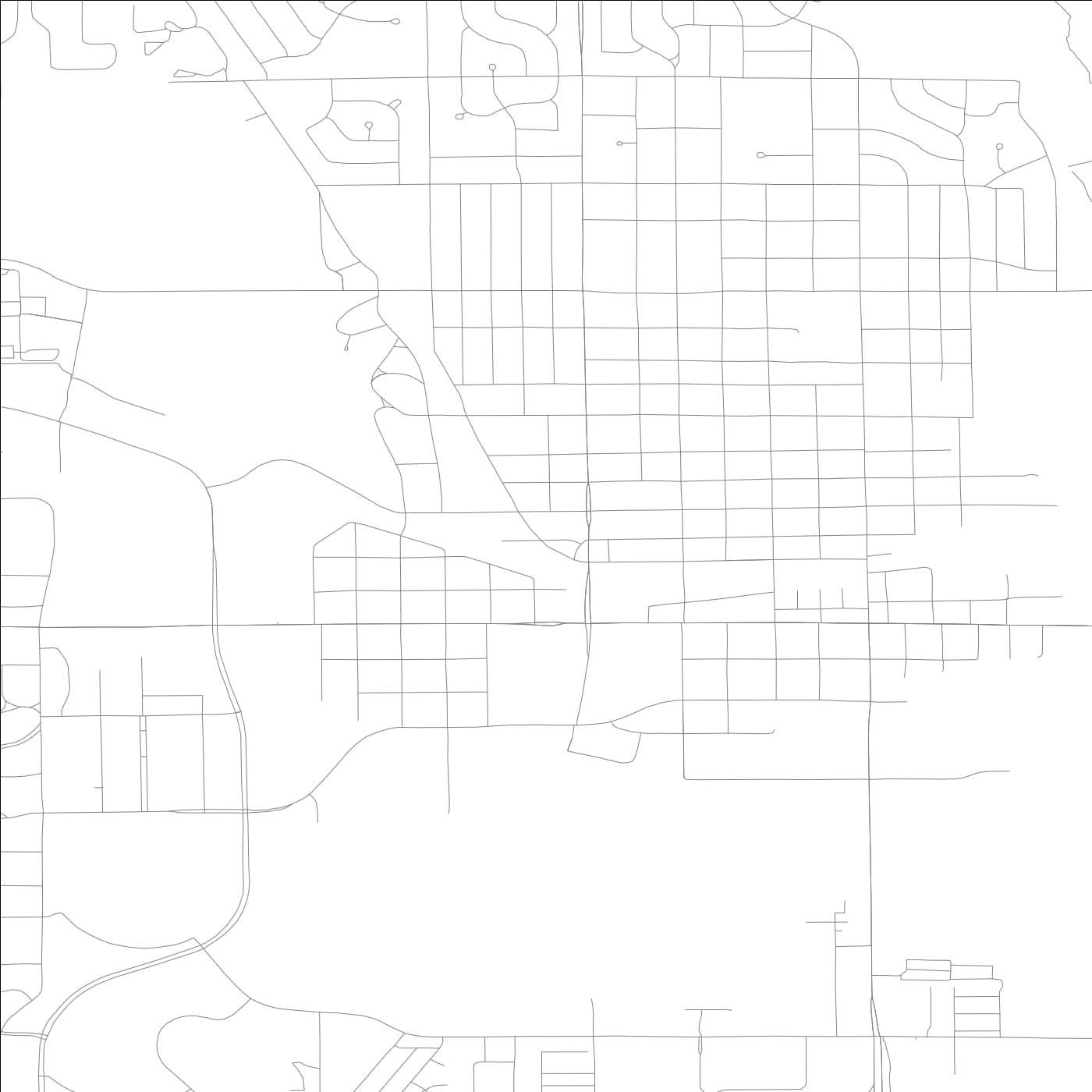 ROAD MAP OF AMES, LOWA BY MAPBAKES