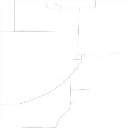 ROAD MAP OF ANDERSON, LOWA BY MAPBAKES