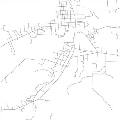 ROAD MAP OF ARCADIA, MISSOURI BY MAPBAKES