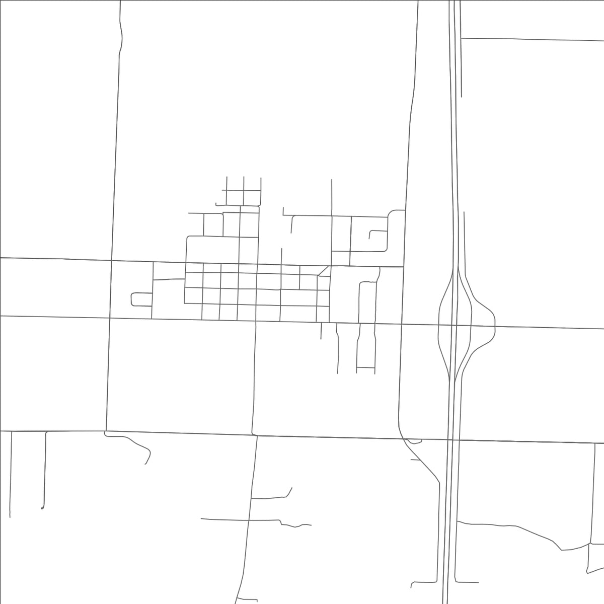 ROAD MAP OF ARCHIE, MISSOURI BY MAPBAKES