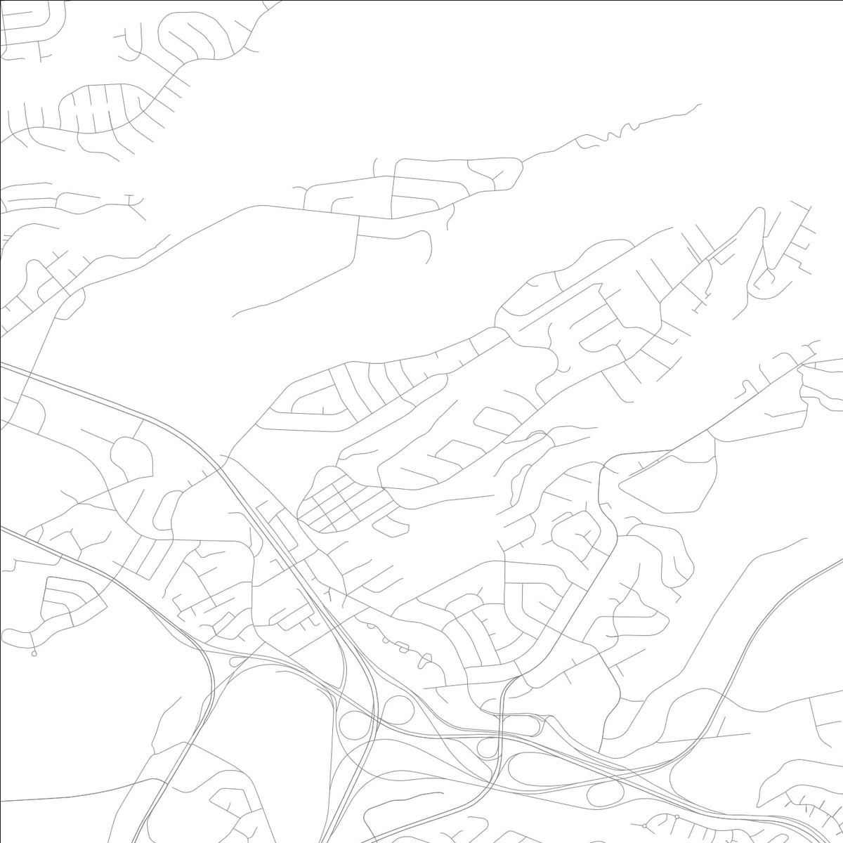 ROAD MAP OF AIEA, HAWAII BY MAPBAKES