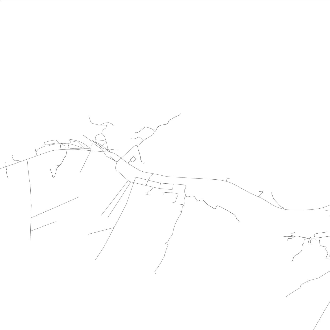 ROAD MAP OF AGES, KENTUCKY BY MAPBAKES