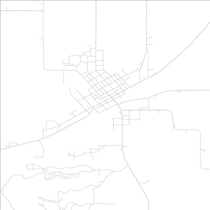 ROAD MAP OF ANITA, LOWA BY MAPBAKES